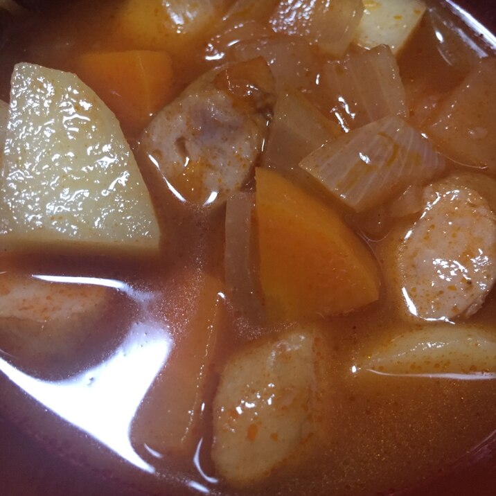 ケチャップで作るミネストローネ